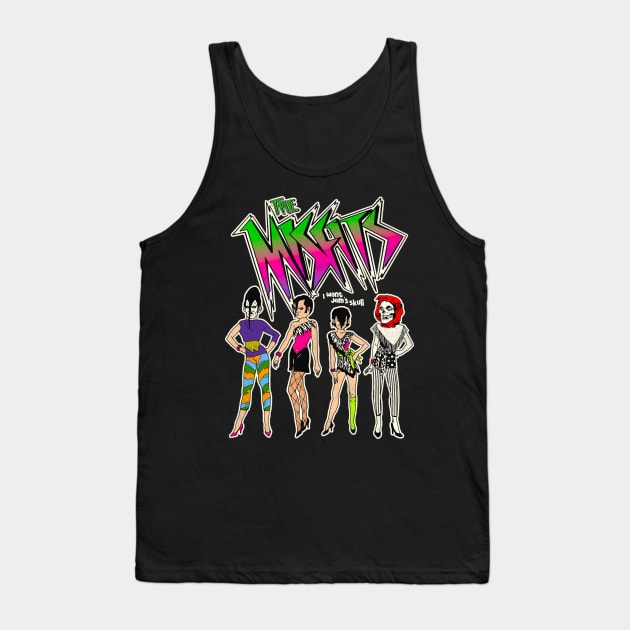 THE MISFITS + Jem and the Holograms MASH Tank Top by darklordpug